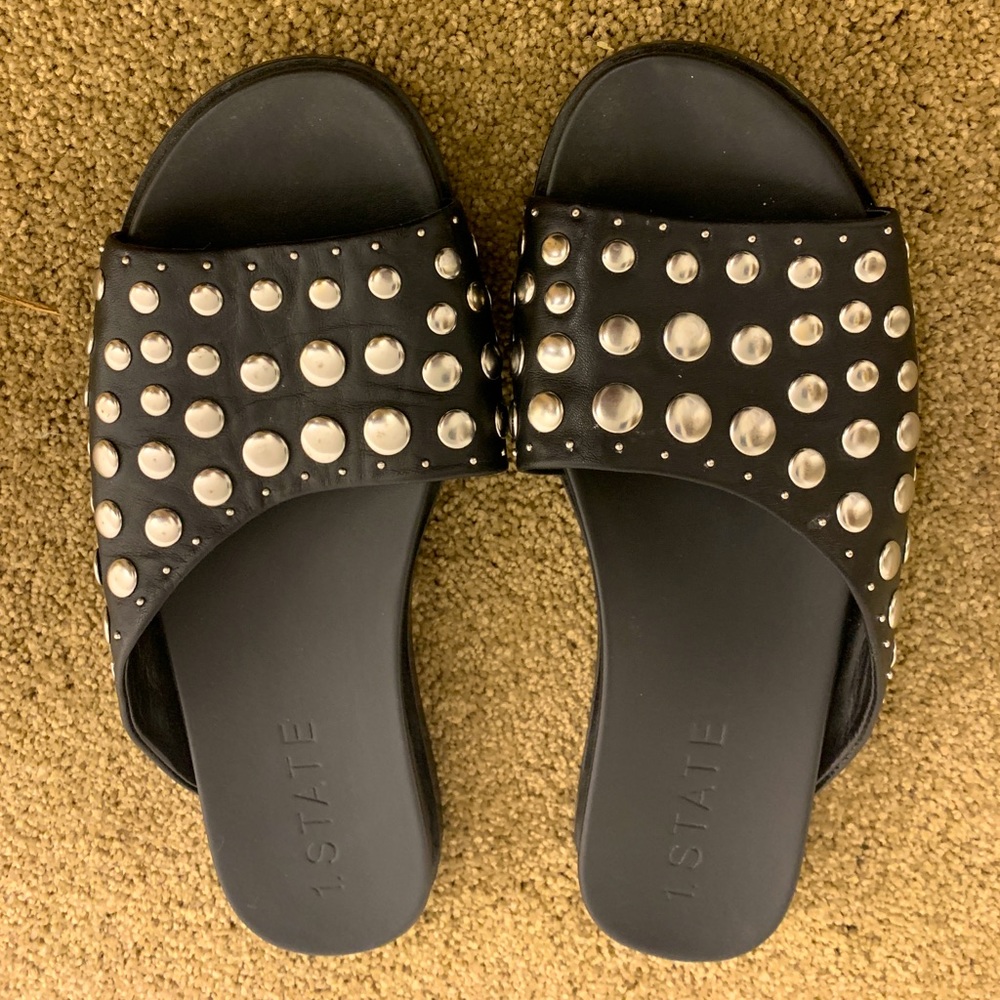1.State Onora Studded Leather Slide